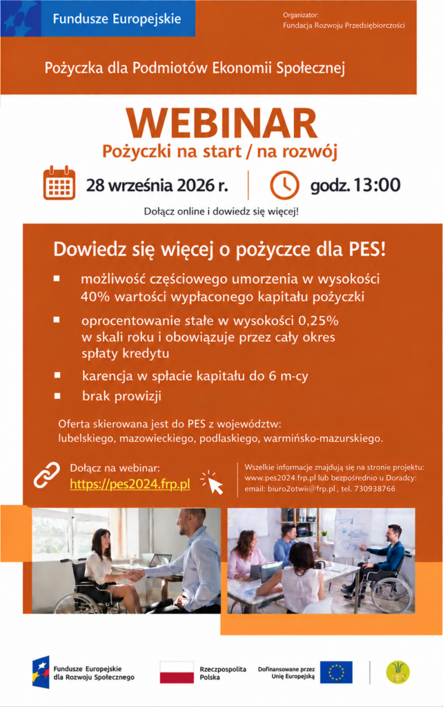 Grafika przedstawiająca informacje o webinarze.