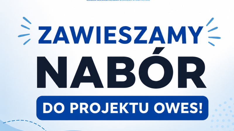 Zawieszamy nabór 14.07.2026
